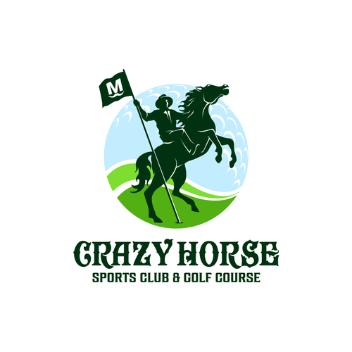 Crazy Horse Sports Club and Golf Course Logo design contest