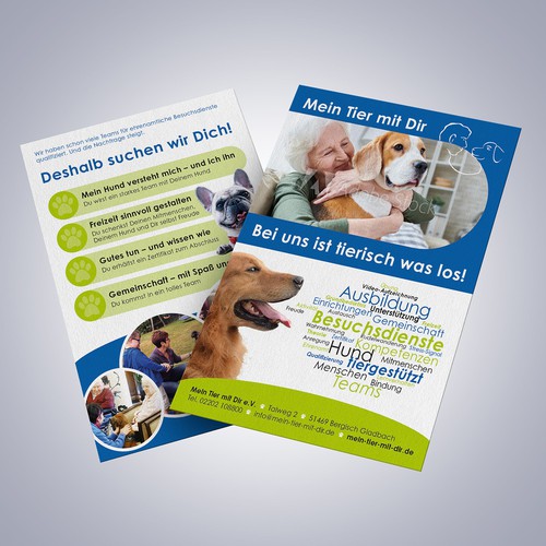 Postcard, flyer or print contest entry by mw mediendesign