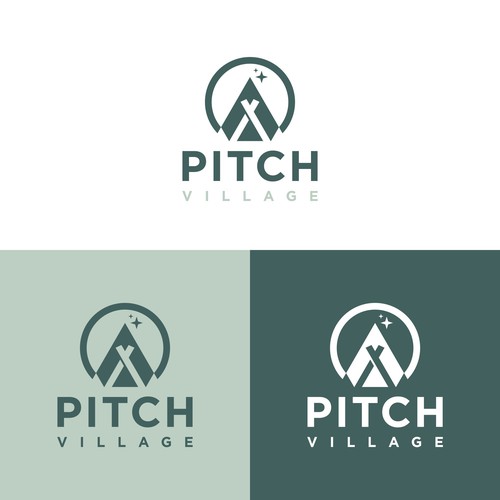 "Refresh of 10 Year old Brand - Premium, Sustainable Camping at Major UK Festivals" winning Logo & hosted website