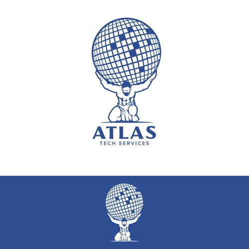 Guaranteed-  Create a logo and branding concept for Atlas Tech Services Design by Alvianks