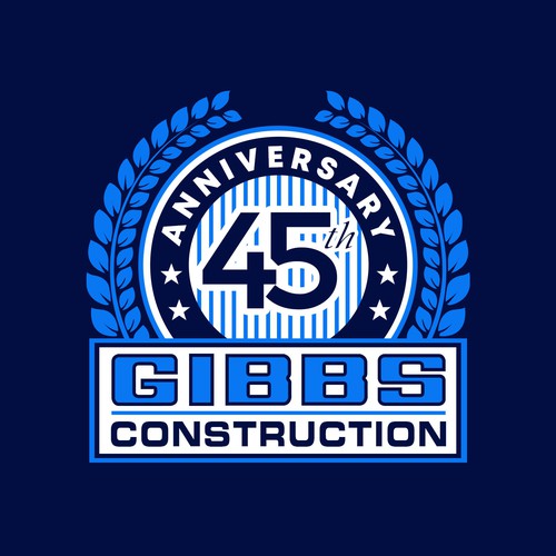 Modern & Creative Logo for our Construction Company 45th Anniversary Design by Grapìkal