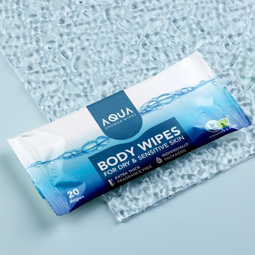 AQUA SHOWER WIPES :D Design by MeDesign✦