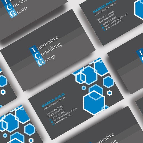 ICG Business Cards Design by Shila Rani Das