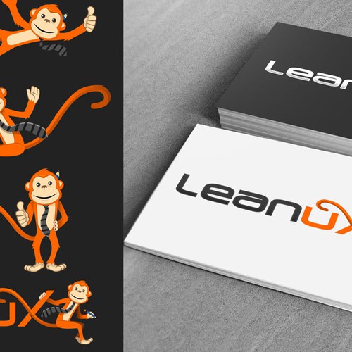 I need a fun and unique Logo for Leanux, an agile startup/tool Diseño de Aga Ochoco