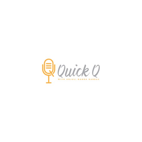 Podcast logo to appeal to intelligent, fun, entrepreneurial women. Design by NineGraphic