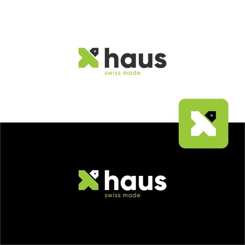 X Haus: logo for modern and ecological swiss made houses-ontwerp door Canoz