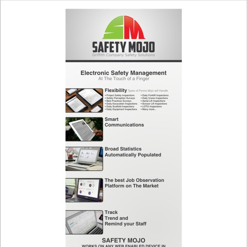 Vertical Banners for Exposition Booth Design by e^design