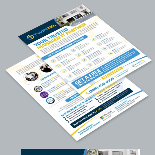 Twintel Service Advertisement Design by Dzhafir