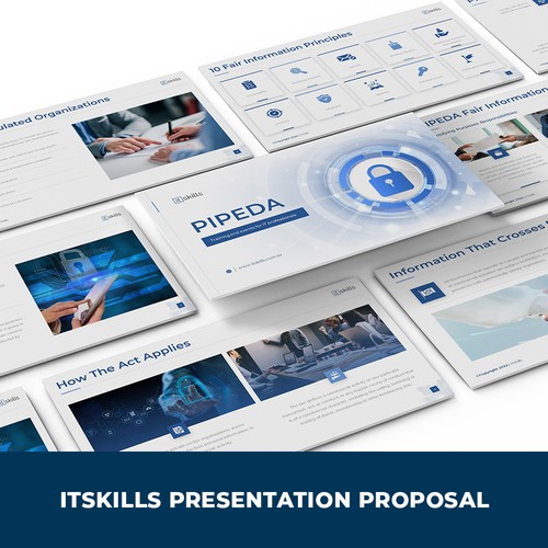 PowerPoint template for an IT Training company Design by SlideFactory