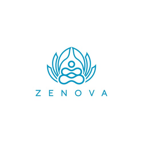 Zenova Logo: Revolutionary suite of health and wellness mobile apps Design by The Last Hero™