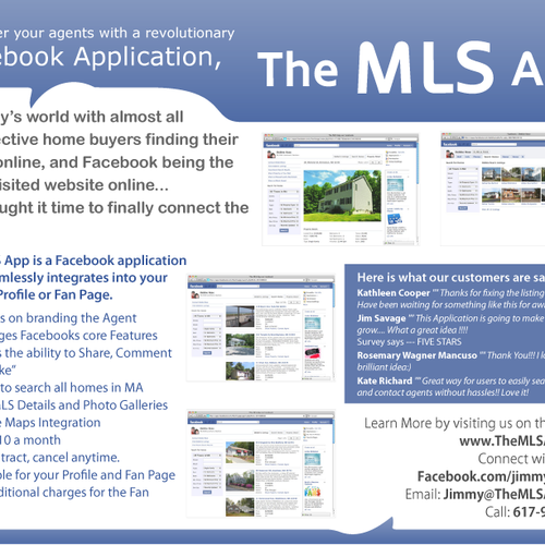 Marketing Flyer for New Facebook Application 
