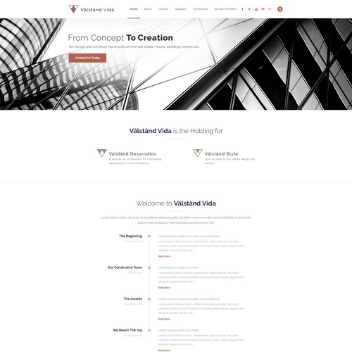 WordPress theme design contest entry by Jasmin_A (AMPLE)