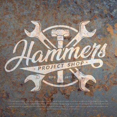 Vintage Truck Door Style Advertising Logo Design by ernamanis