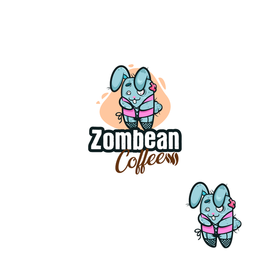 Cute zombie bunny, Logo design contest