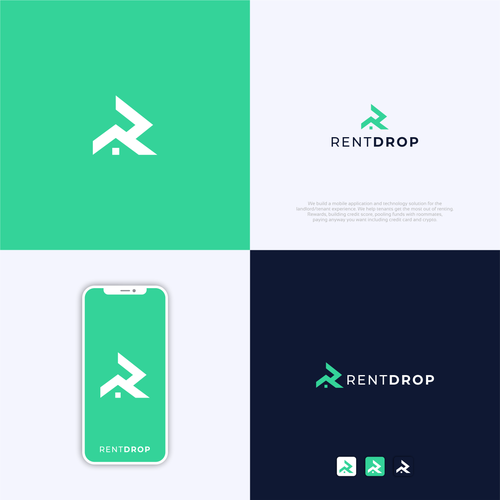 Company logo for next generation rent payment application Design by zudsign