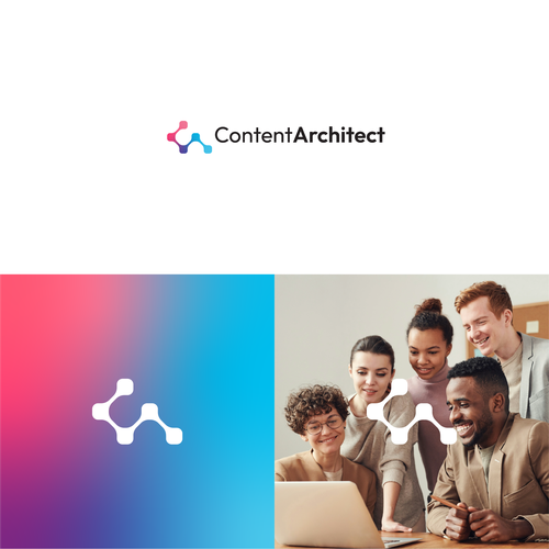 Design a standout logo and brand design for our Content company! Design by maskutut