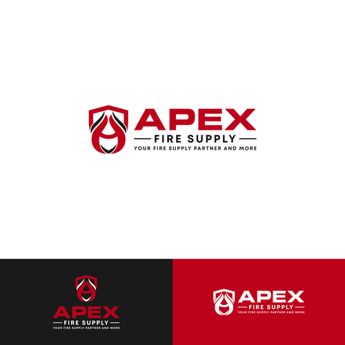 Apex Fire Supply Logo Wanted Diseño de keoart