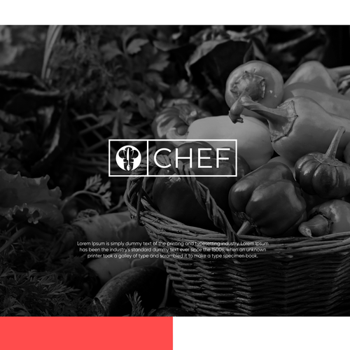 "CHEF": Food & Cooking Social Media Logo Design by ALPHA CREATION ✅