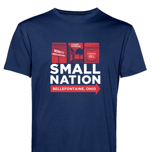 Small Nation T-Shirt Design Contest Design by reef_71