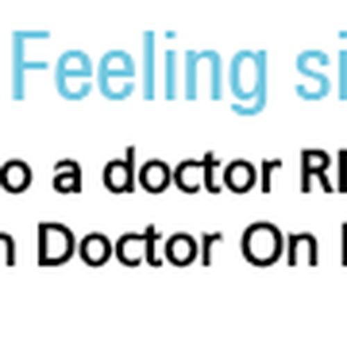 New banner ad wanted for Doctor On Demand Design by luckystarss