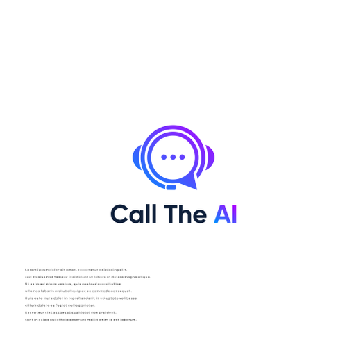 AI Communication Logo Design by Strive Studio