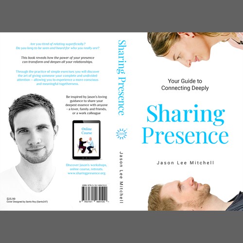 Mindfulness Book Cover on Sharing Presence Design by SantoRoy71