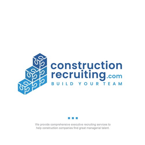 constructionrecruiting.com logo to appeal to construction companies who need to find great talent Design by gigigraphic