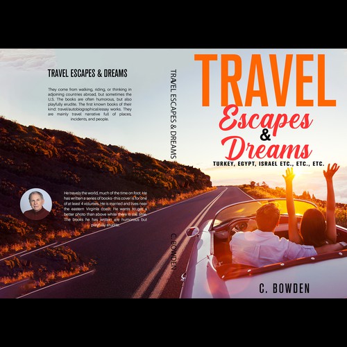 Cover for a travel/autobiography/brief essay book Design by MS_99