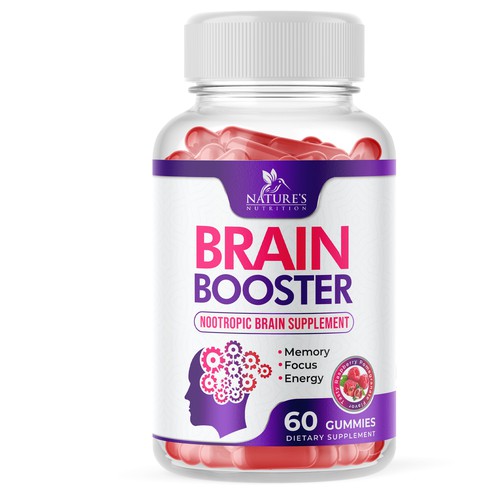 Brain Booster Supplement Design Needed for Nature's Nutrition Design by UnderTheSea™