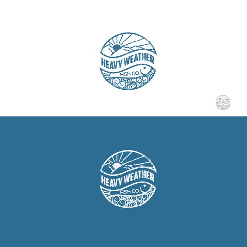 Simplistic and outlined logo for Alaskan commercial fishing business Design by spArt31™