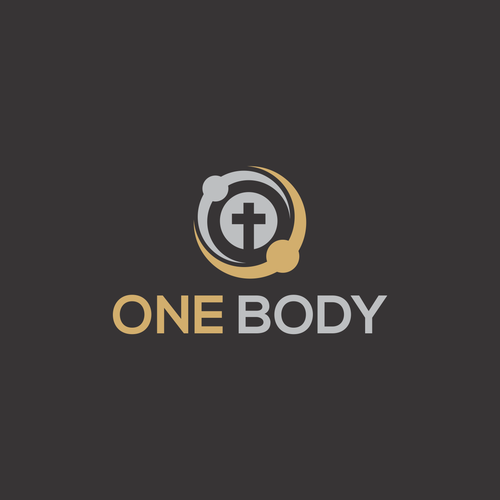 Design a logo for One Body Software showing inter-church community in the One Body of Christ. Design by InfaSignia™