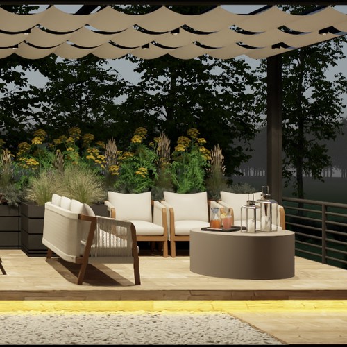 Ideation: Roof Top Terrace Design by Muzaena