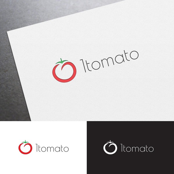 Design by Karthucraft titled "1 tomato logo"