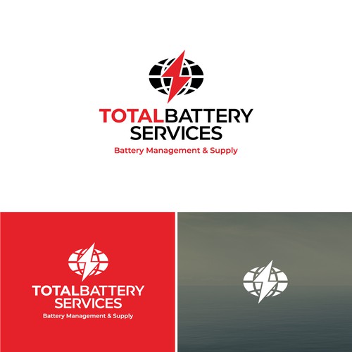 Total Battery Logo Design Design by Black-Pepper