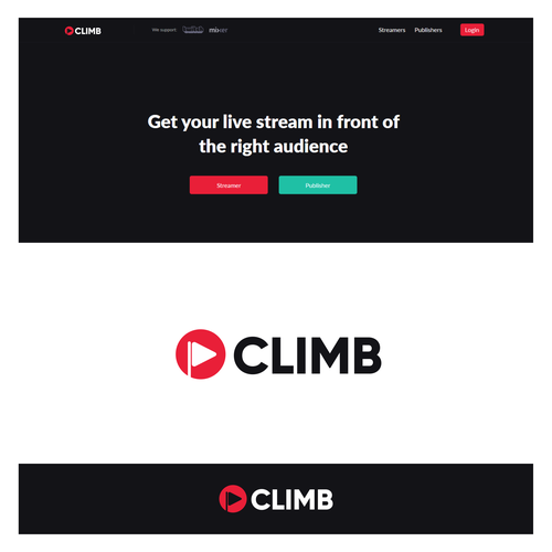 Logo redesign for live stream promotion network Design by InfaSignia™