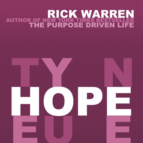 Design Rick Warren's New Book Cover Ontwerp door NXNdesignz