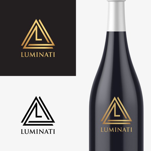 champagne logo design - Lumimati Design by Varun P P