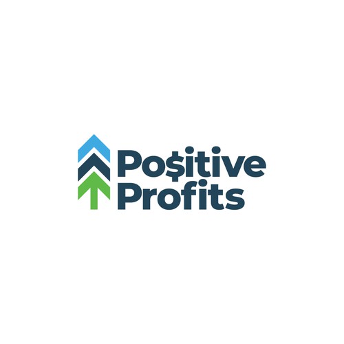 Positive Profits Logo Design by Black-Pepper