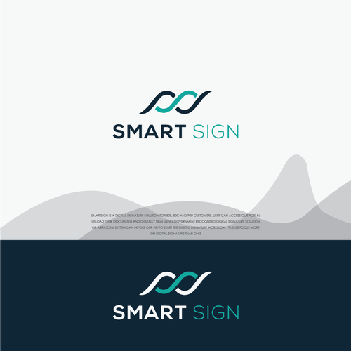 Logo for smartsign a digital signature portal Design by #Kaylee#