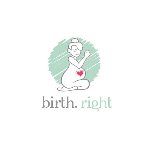 Create an awesome, noticeable and approachable logo for birth.right Design by d'sun