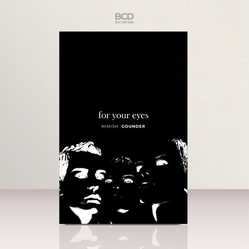 for your eyes- poetry and journal book cover Design by BCD∞