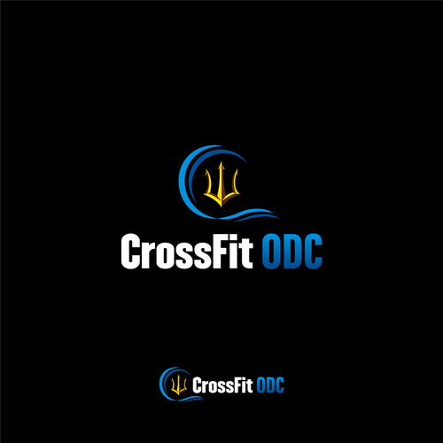 Logo pour une salle de CrossFit (France), thématique : trident, mer, odyssée, poseidon … Design by RahmaniaSafitri