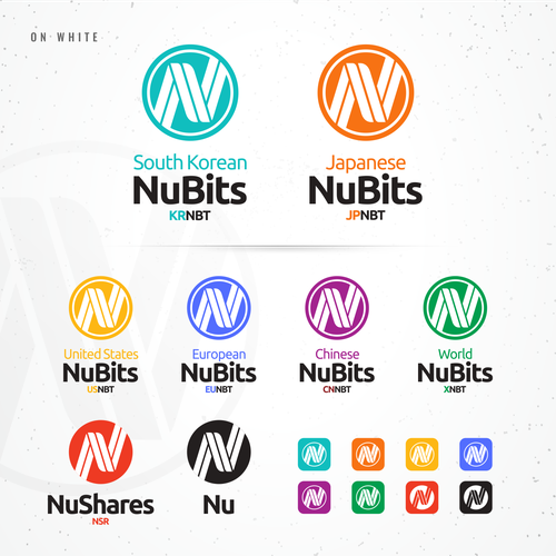 Vectorize logo and pick colors of new NuBits for South Korea and Japan Design by tedge17™
