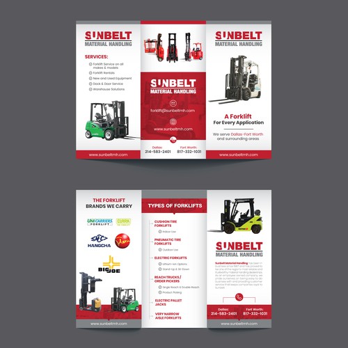 Diseño de We Need A Powerful Brochure For A Forklift Dealership de HF Tushar