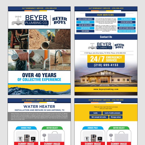 Design Plumbing Service/Product Catalog por Fawwad