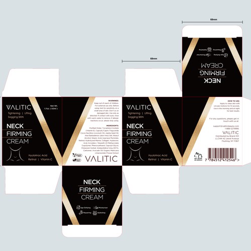 Neck firming cream - expensive look Design by ....Comartstudios™