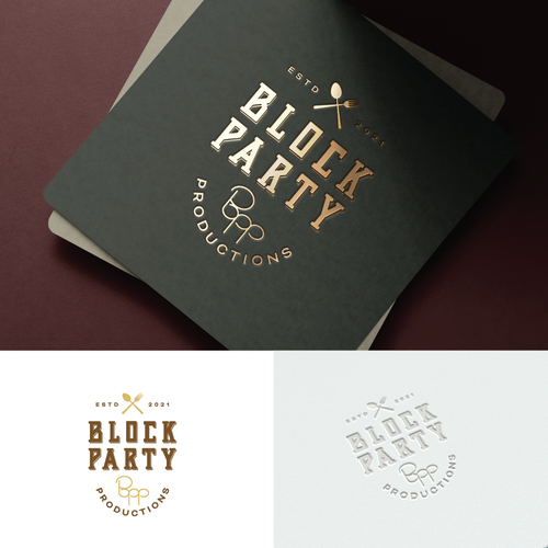 Powerful Logo for a restaurant group with over 15 concepts and growing. We are here to serve! Design by Designfirm