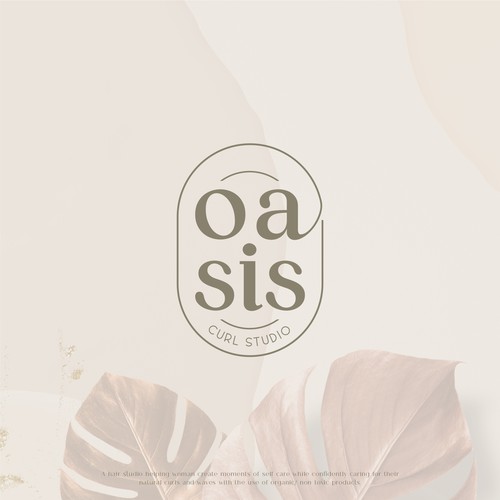 A logo for a curl studio that supports woman in feeling confident in their natural texture Design by perféctroll