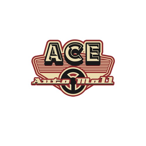 Design a 50's logo for Ace Auto Mall | Logo design contest