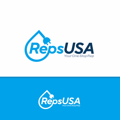 Rep's USA Logo Design by JANTUNGHATI